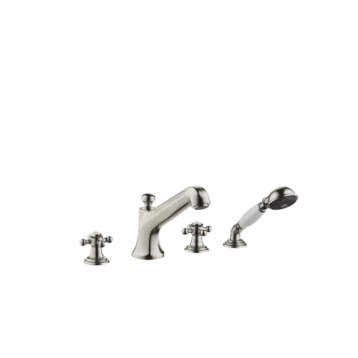 [DB27502360-06] MADISON FIREHULLS BLANDEBATTERI FOR KAR, INSTALLASJON PÅ KARKANT ELLER FLISKANT. BØRSTET PLATINA