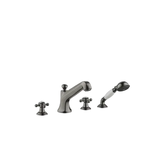 [DB27502360-99] MADISON FIREHULLS BLANDEBATTERI FOR KAR, INSTALLASJON PÅ KARKANT ELLER FLISKANT. DARK PLATINUM, BØRSTET