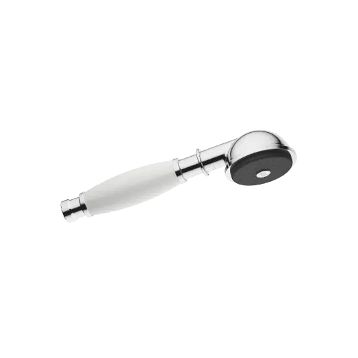 [DB28002970-000010] MADISON METALL HÅNDDUSJ MED PORSELENINNSATS (HVIT) FLOWREDUCE. KROM