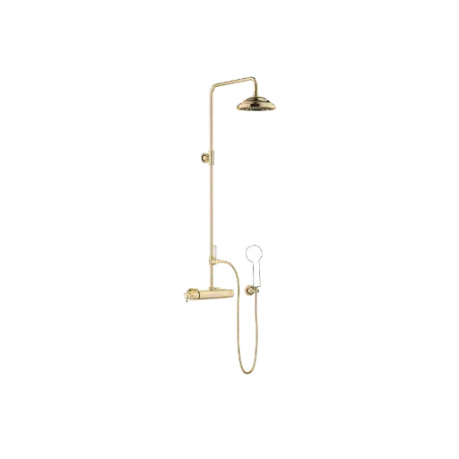 [DB34459360-09] MADISON SHOWERPIPE MED DUSJTERMOSTAT UTEN HÅNDDUSJ. MESSING (23 KT GULL)