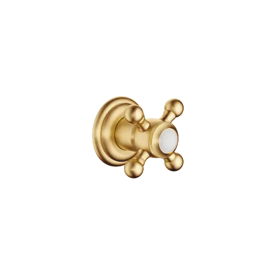 [DB36607361-28] MADISON INNBYGGINGSVENTIL, LUKKES MED KLOKKEN, 1/2". BØRSTET MESSING (23 KT GULL)