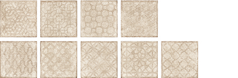 [UN9223] PIERRE NEUVE NOISETTE DECOR 20x20