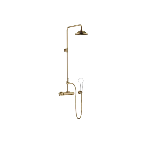 [DB34459360-39] MADISON SHOWERPIPE MED DUSJTERMOSTAT UTEN HÅNDDUSJ. DARK BRASS BØRSTET