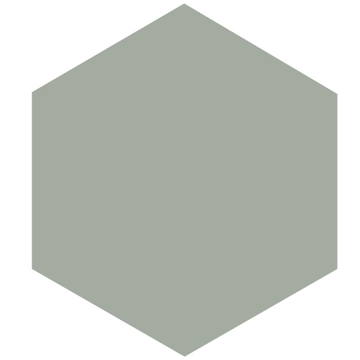 [RST001] HEXAGON OLIVE GREEN 17,4X15 16MM