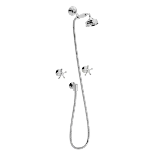 Christiansborg innbyggingsarmatur med hånddusjsett