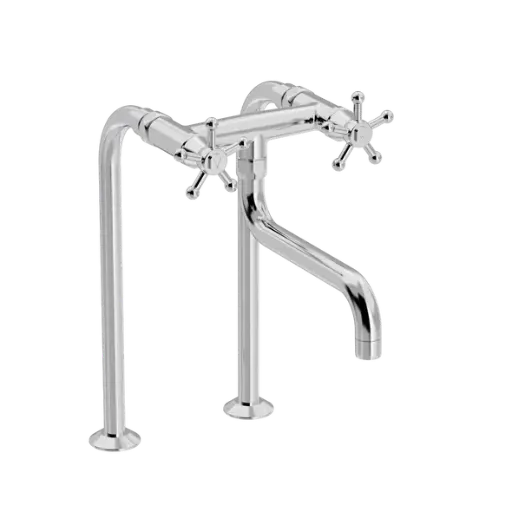 Christiansborg kjøkkenarmatur på søyler med S200 mm svingtut