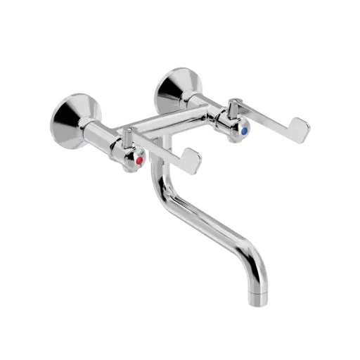 SP Albue veggarmatur med S200 mm svingtut