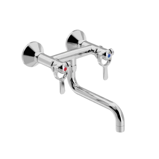 SP veggarmatur med S200 mm svingtut