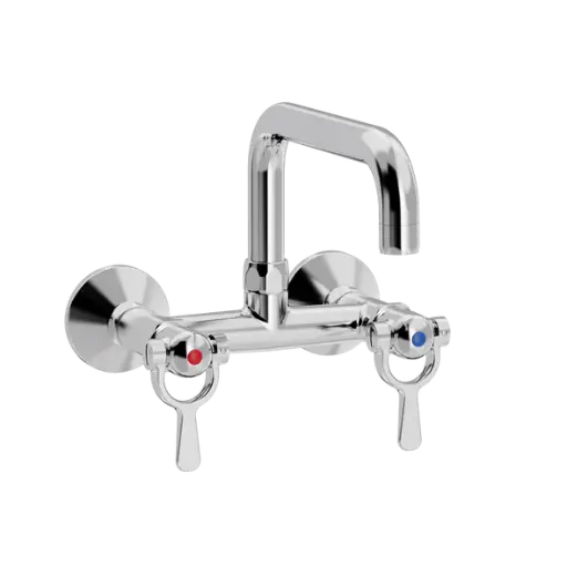 SP veggarmatur med L200 mm svingtut