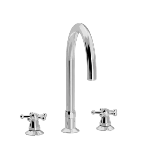 Christiansborg Elements, 3-hulls servantarmatur med Ø200mm tut