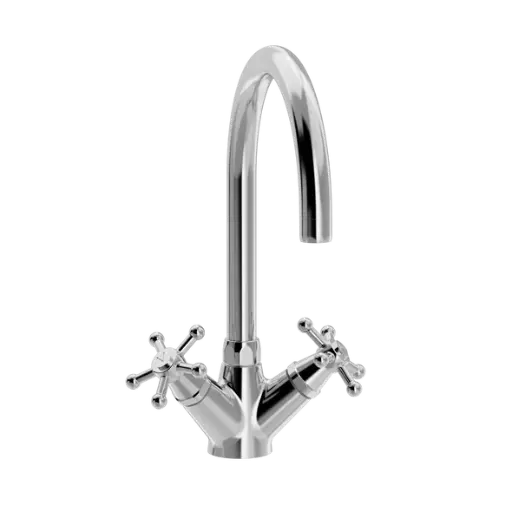 Christiansborg Elements, ett-hulls servantarmatur med Ø200mm tut