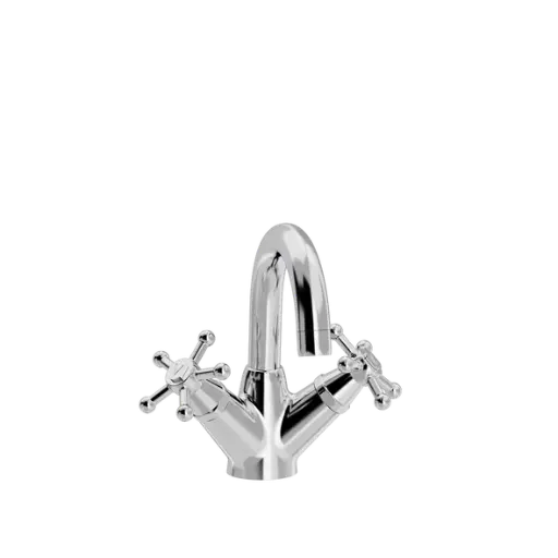 Christiansborg servantarmatur med fast tut