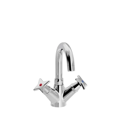 Kryssgrep HV servantarmatur med svingtut