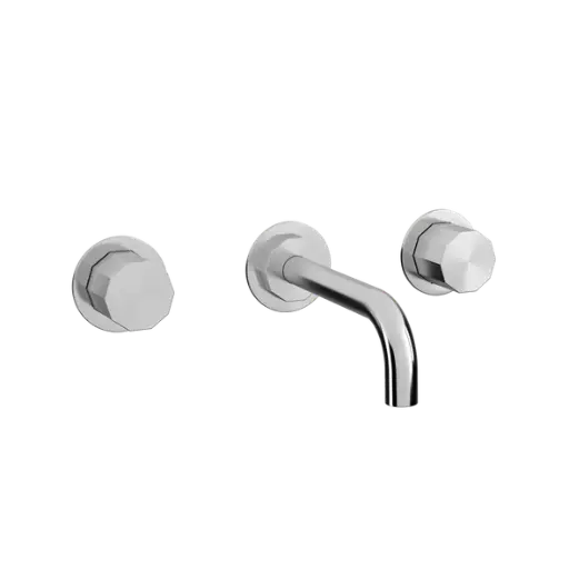 DECA - D2, 3-hulls armatur med 150 mm fast tut